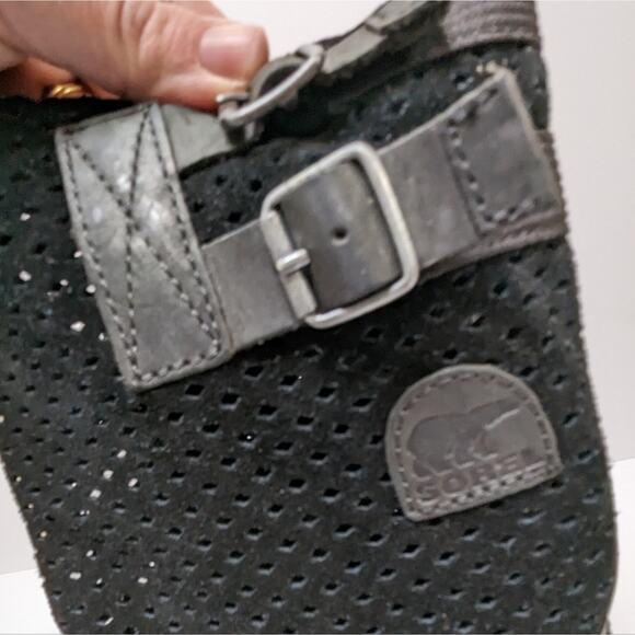 Sorel Black Major Pull-on Boots with Perforated Shaft | Size 8 - Picture 3 of 8